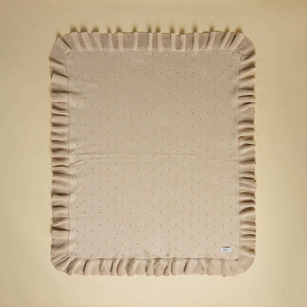 Rosé blanket pink/beige